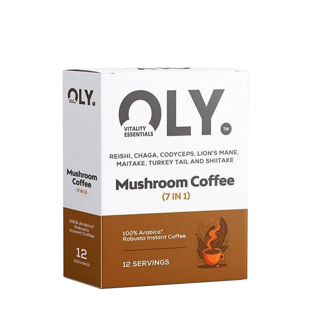 Oly Mushroom Coffee - 12 Servings – Oly förpackning