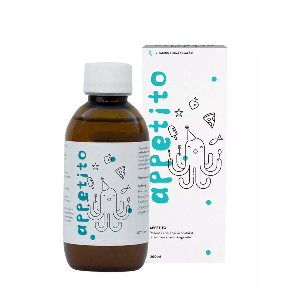 Vitaking Appetite Örtsirap - 200 ml – Vitaking förpackning