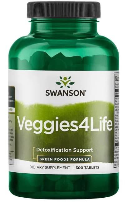 Swanson - Vegetables For Life - 300 tabletter – Swanson förpackning