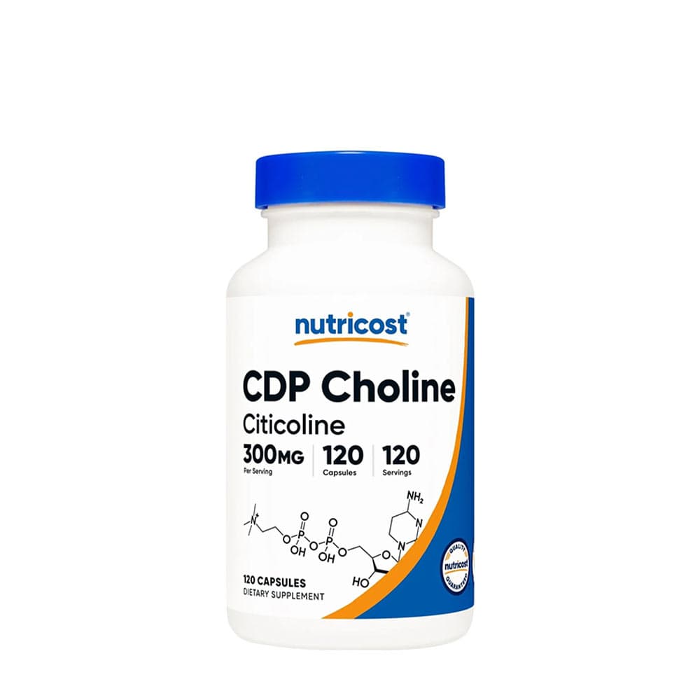 Nutricost - Cdp Choline - 120 kapslar – Nutricost förpackning