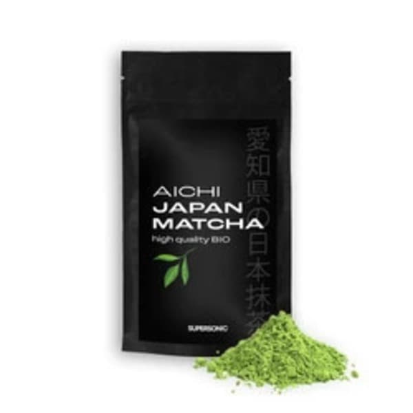 SUPERSONIC Aichi Japan BIO Matcha 100 g – SUPERSONIC verpakking
