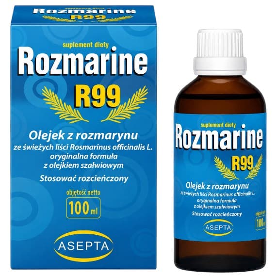 Asepta - Rozmarine R99 - 100ml – Asepta förpackning