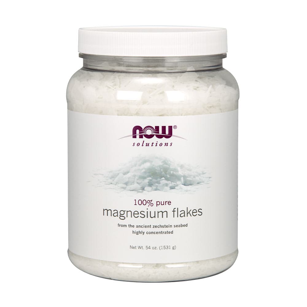 NOW Foods - Magnesium Flakes - 1531g – NOW Foods förpackning