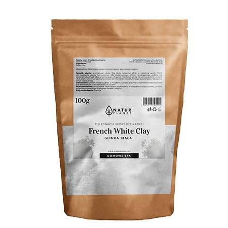 Natur Planet - Original French Clay - White 100g – Natur Planet förpackning