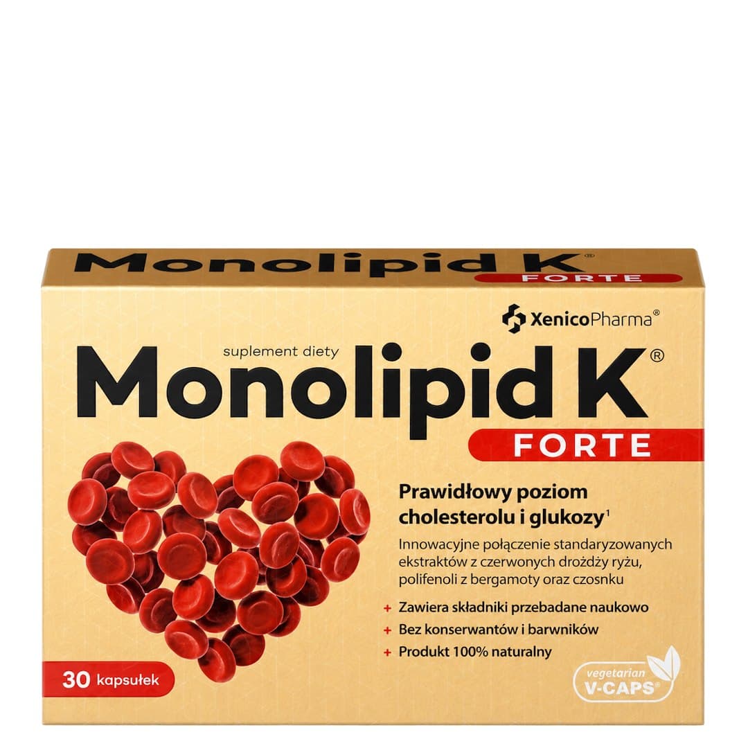 XENICO PHARMA - Monolipid K Forte, 30 Vcaps. XENICO PHARMA – XENICO PHARMA Verpackung