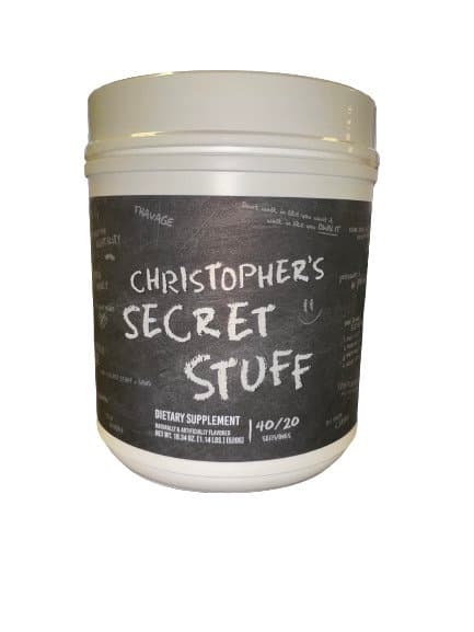 Raw Nutrition - Christopher'S Secret Stuff - 30 Portioner - 520g – Raw Nutrition förpackning