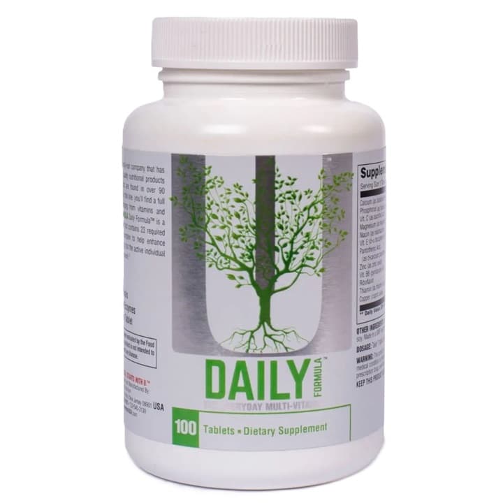 Universal Nutrition Daily Formula - 100 tabletter – Universal Nutrition förpackning