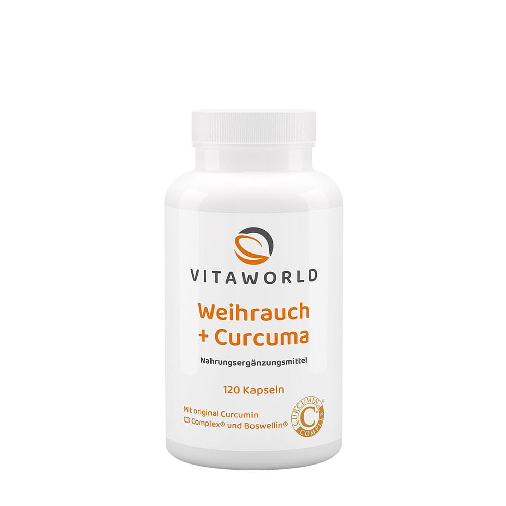 Vitaworld Frankincense + Turmeric - 120 kapslar
