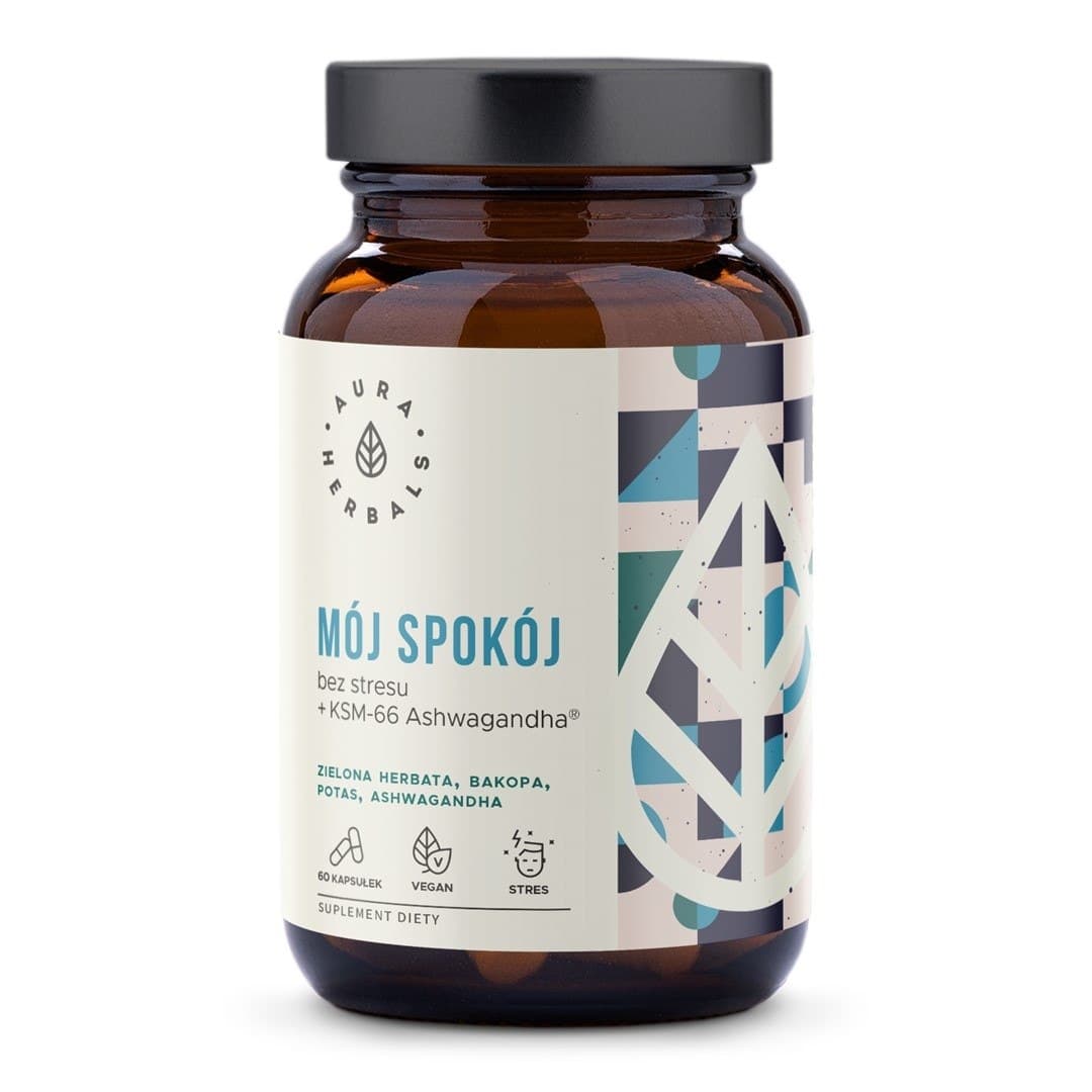 Aura Herbals - My Peace Without Stress With Ashwagandha - 60 kapslar