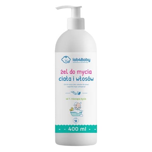 Alg Pharma lab4Baby lichaams- en haarwas 400 ml – Alg Pharma verpakking