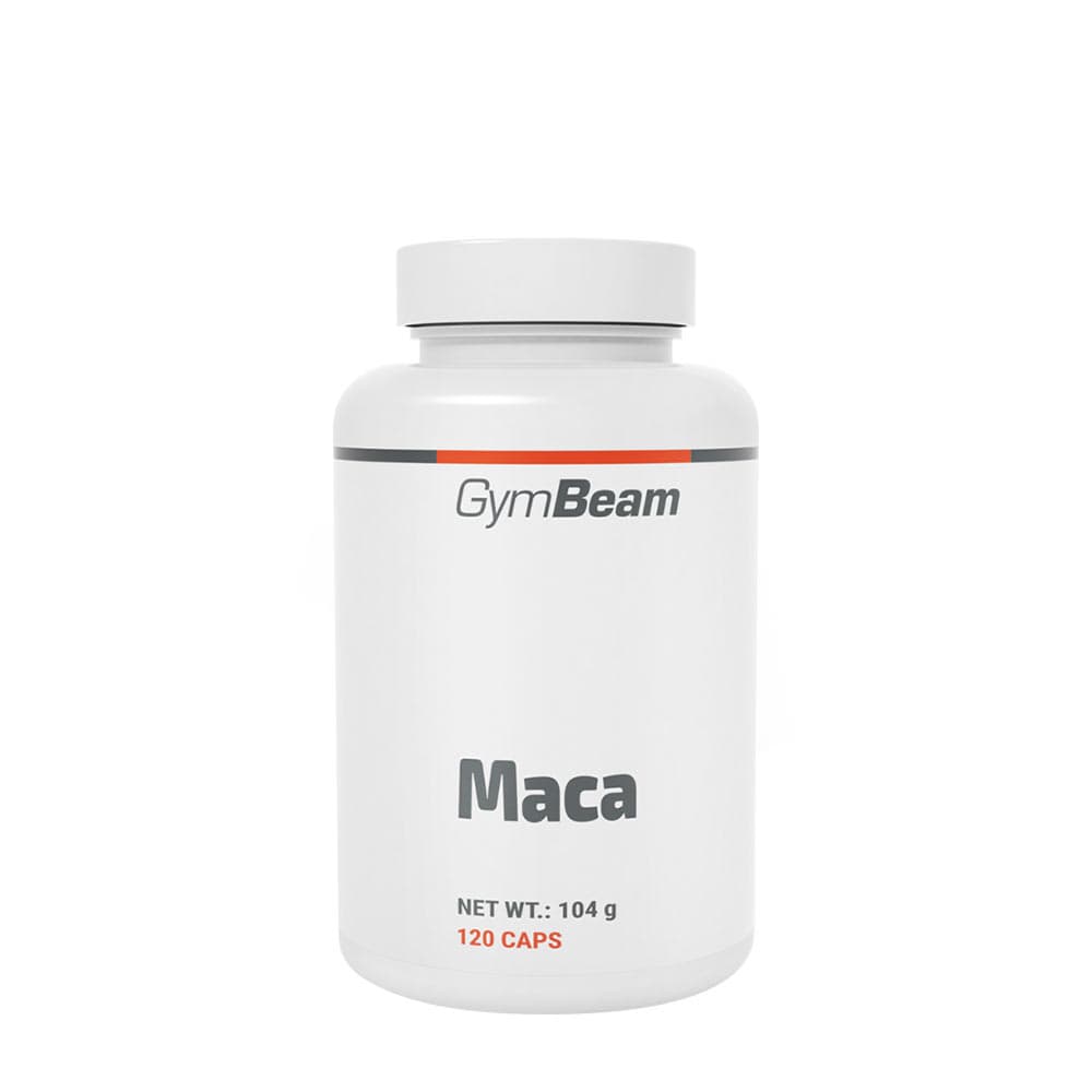 GymBeam Maca 120 Kapslar – GymBeam förpackning