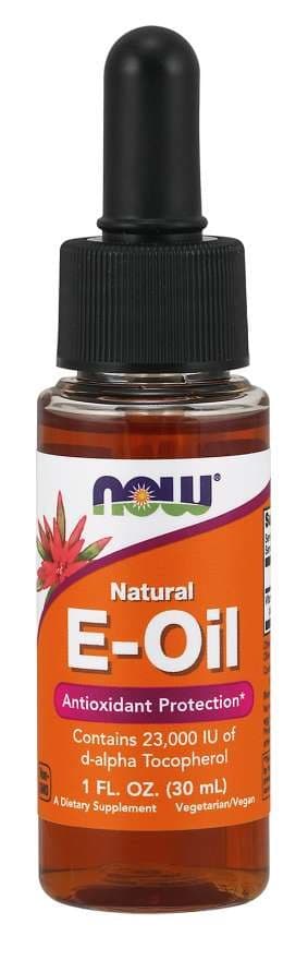 Now Foods - Natural E-Oil 100 capsules – NOW Foods emballage