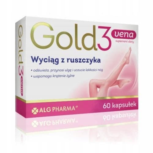 Alg Pharma Gold3vena 60 kapslar – Alg Pharma embalagem