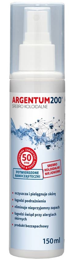 Argentum200 - Colloidal Silver - 150ml – Argentum200 förpackning
