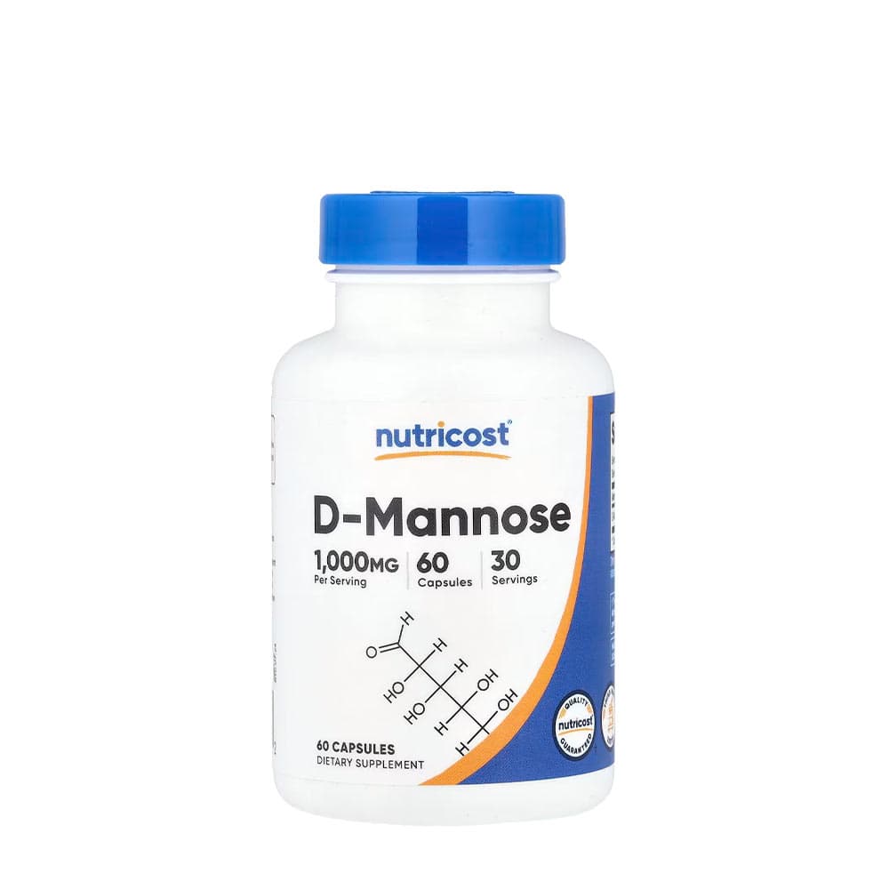 Nutricost - D-Mannose - 60 kapslar – Nutricost förpackning