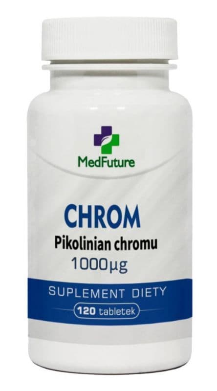 MedFuture Chrom Pikolinian chromium 1000µg 120 tablets – MedFuture packaging