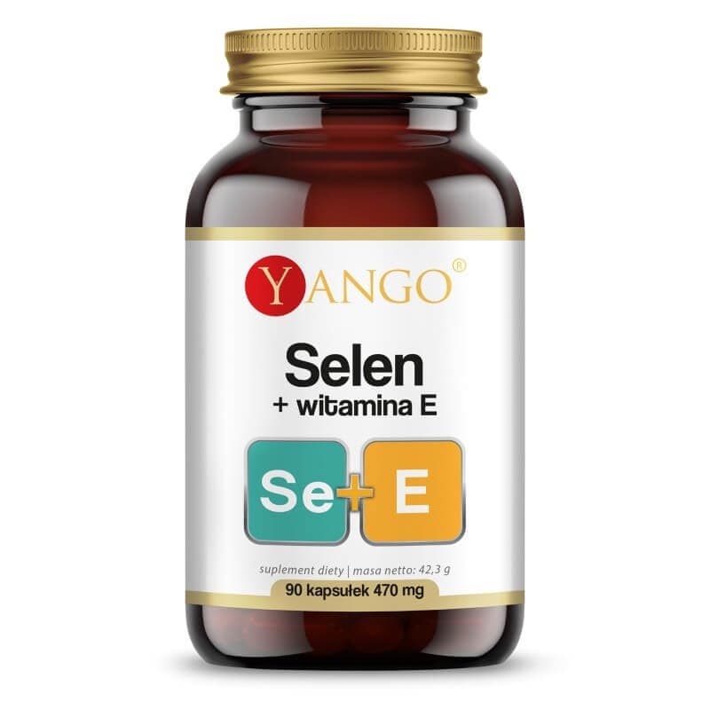 Yango - Selenium + Vitamin E - 90 kapslar – Yango förpackning