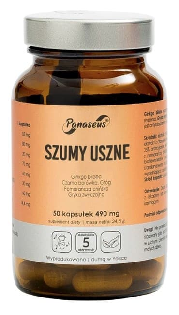 Panaseus Tinnitus - 50 kapslar – Panaseus förpackning