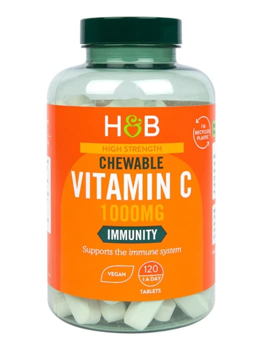 High Strength Chewable Vitamin C, 1000mg - 120 tabletter | Holland & Barrett