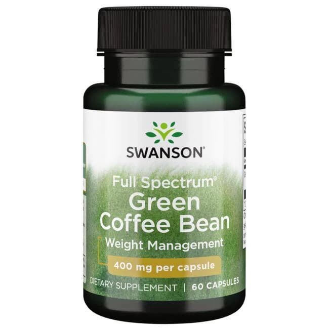 Swanson Full Spectrum Green Coffee Bean 400mg - 30 kapslar – Swanson förpackning