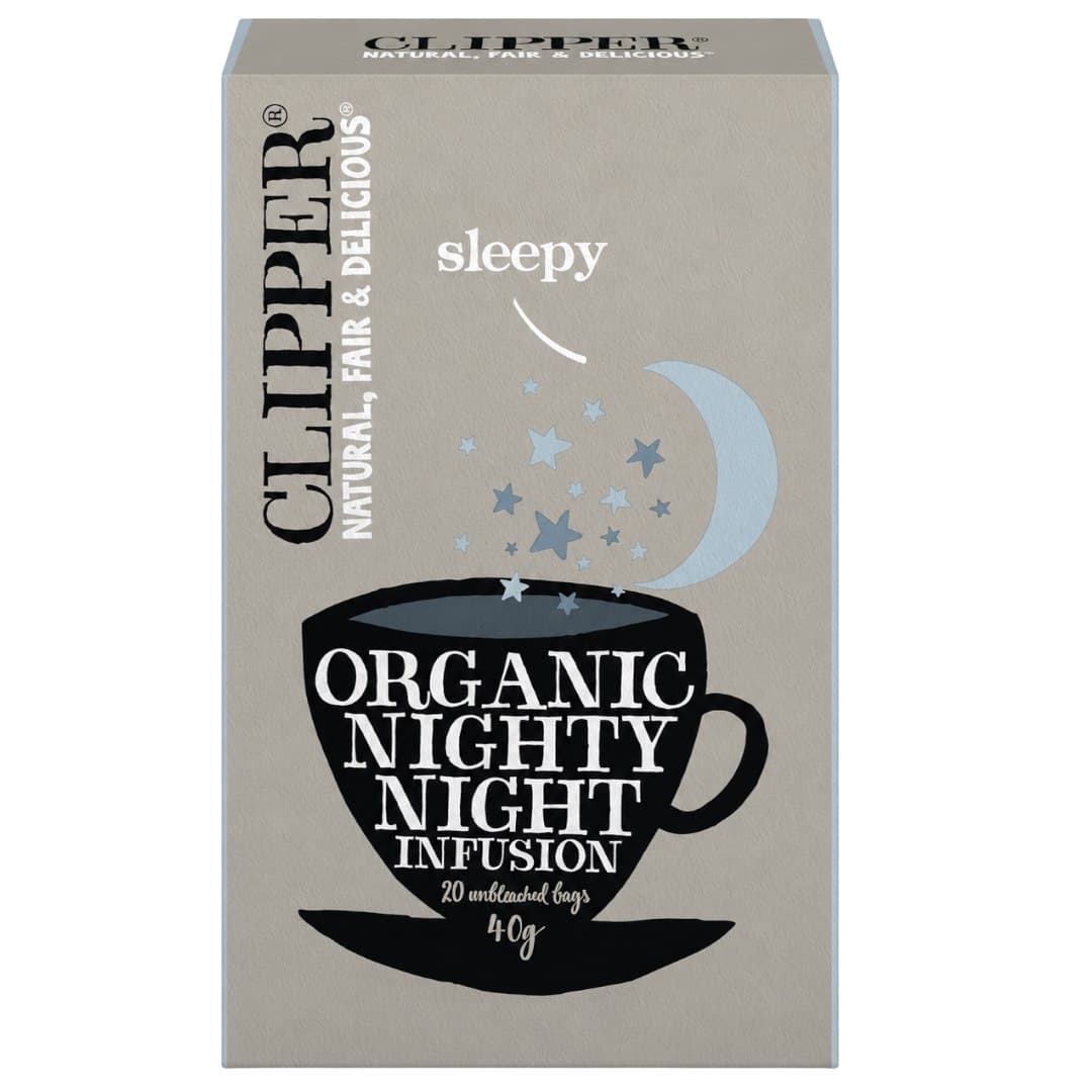 CLIPPER Herbatka Nighty Night z rumiankiem i melisą BIO 20*2g