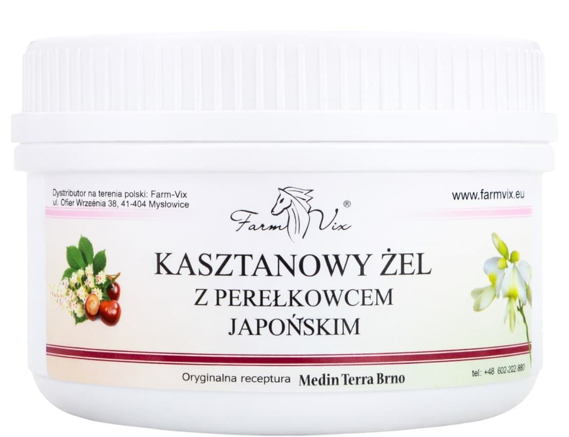 Farm-Vix - Chestnut Gel With Japanese Spiranthes - 350g – Farm Vix förpackning