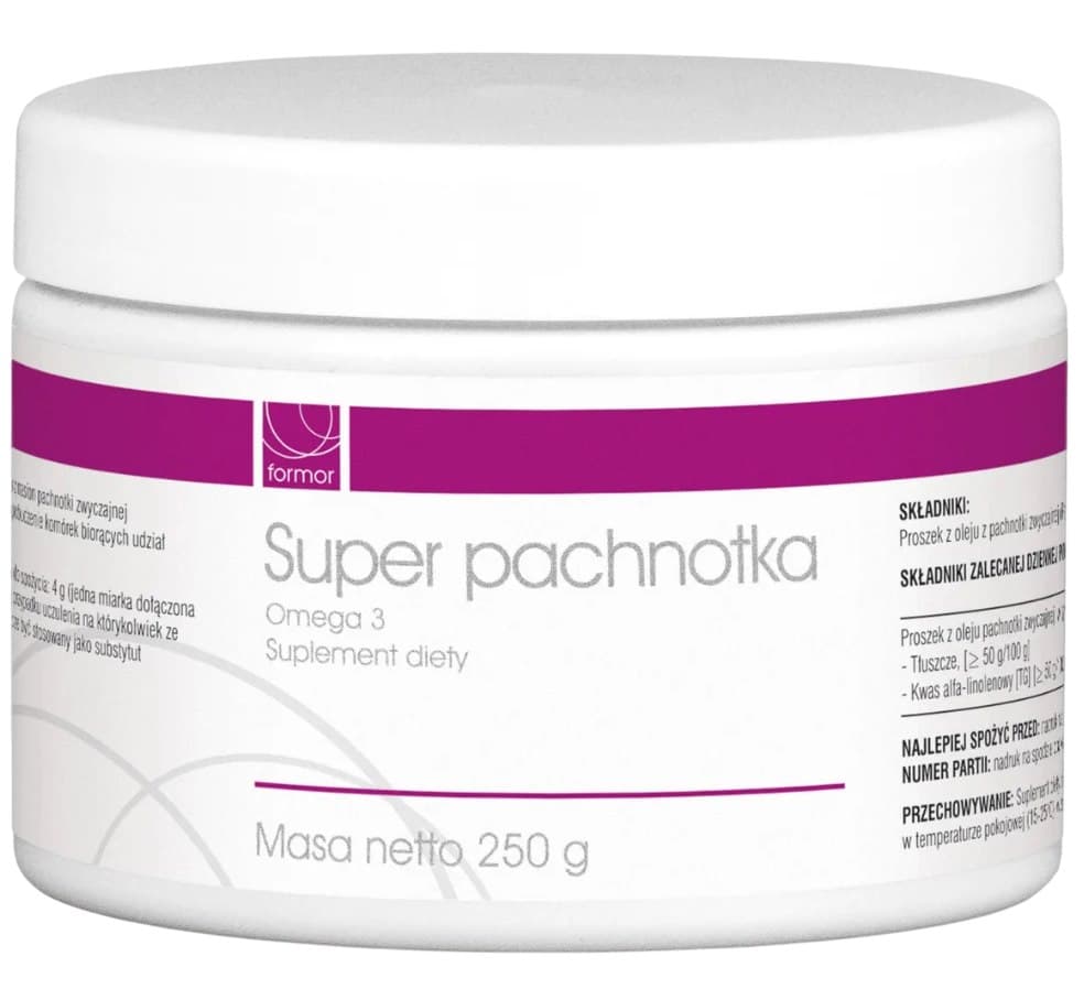 Formor - Super Pachnotka Omega 3 - 250g – Formor förpackning