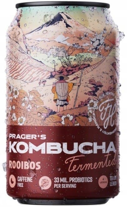 PRAGER'S Kombucha Rooibos 330 ml | EKO WITAL – Prager's verpakking
