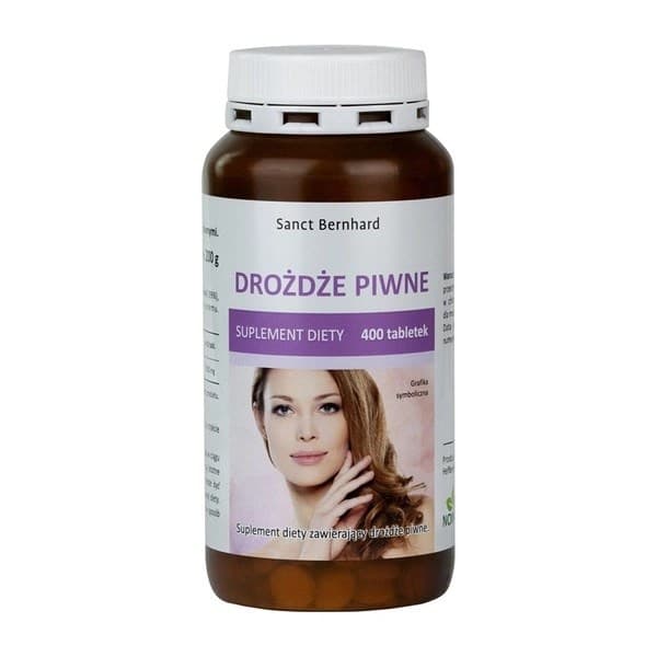 Kräuterhaus Sanct Bernhard - Beer Yeast - 400 Tablets – Kräuterhaus Sanct Bernhard förpackning