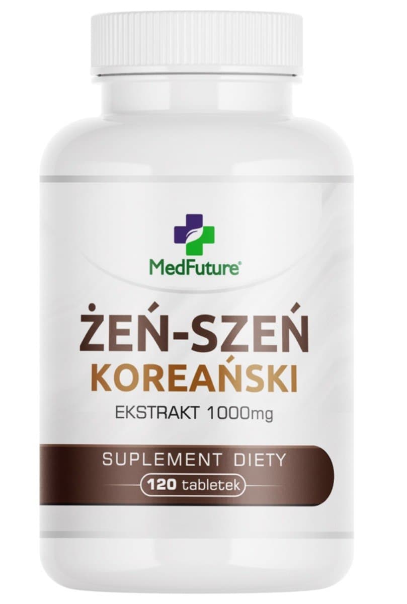 MedFuture Korean Ginseng 1000mg 120 tablets – MedFuture packaging