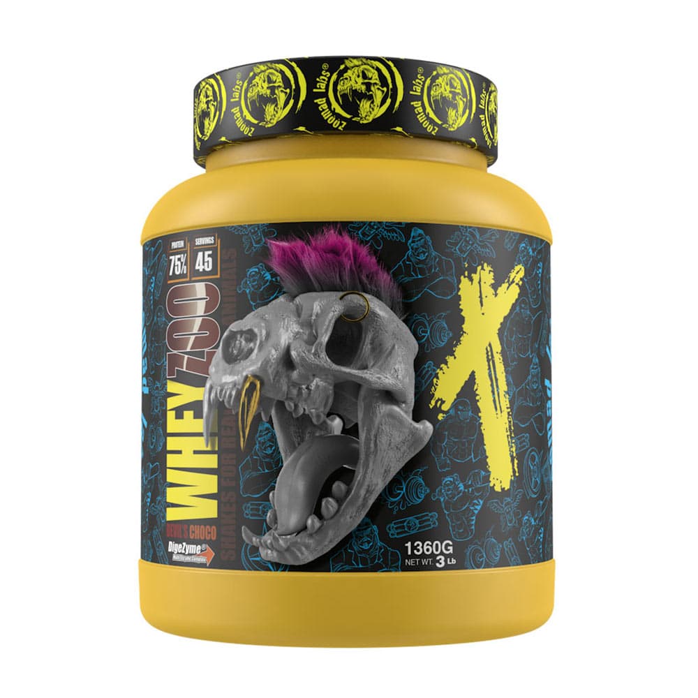 Zoomad Labs Devil'S Chocolate 1,36 kg – proteinpulver med chokladsmak – Zoomad Labs förpackning