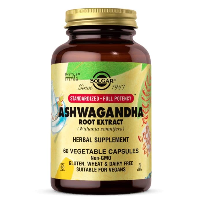 Solgar Ashwagandha Root Extract 400mg – 60 kapslar – Solgar förpackning