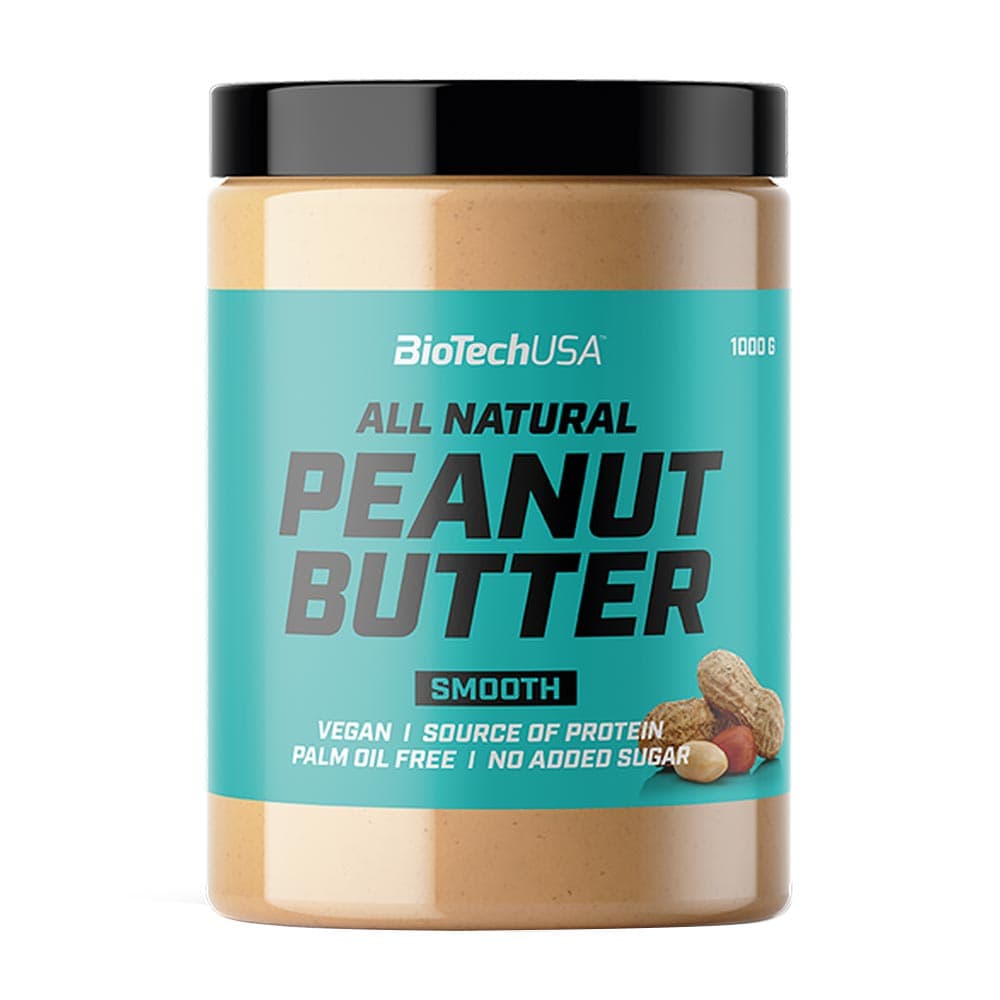 BioTechUSA Peanut Butter Smooth 1000g – BioTechUSA förpackning
