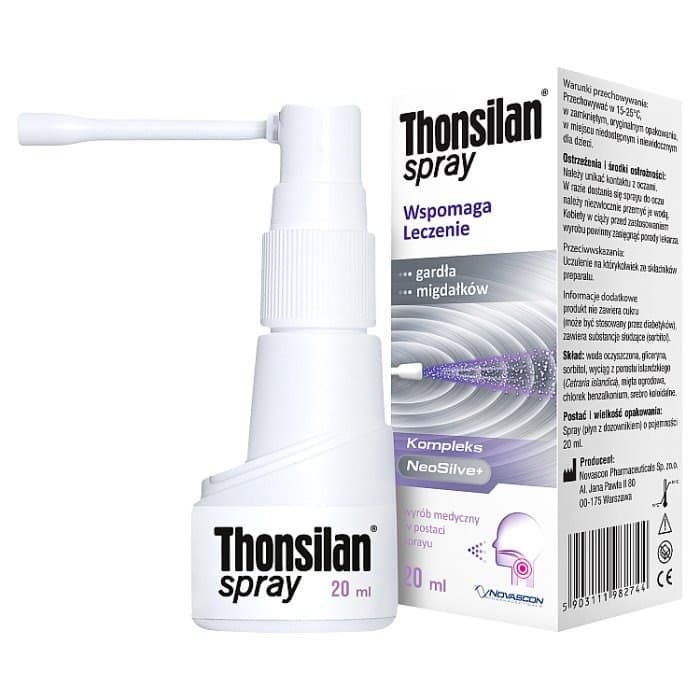 Simply You Thonsilan Spray do gardła 20 ml – Simply You förpackning