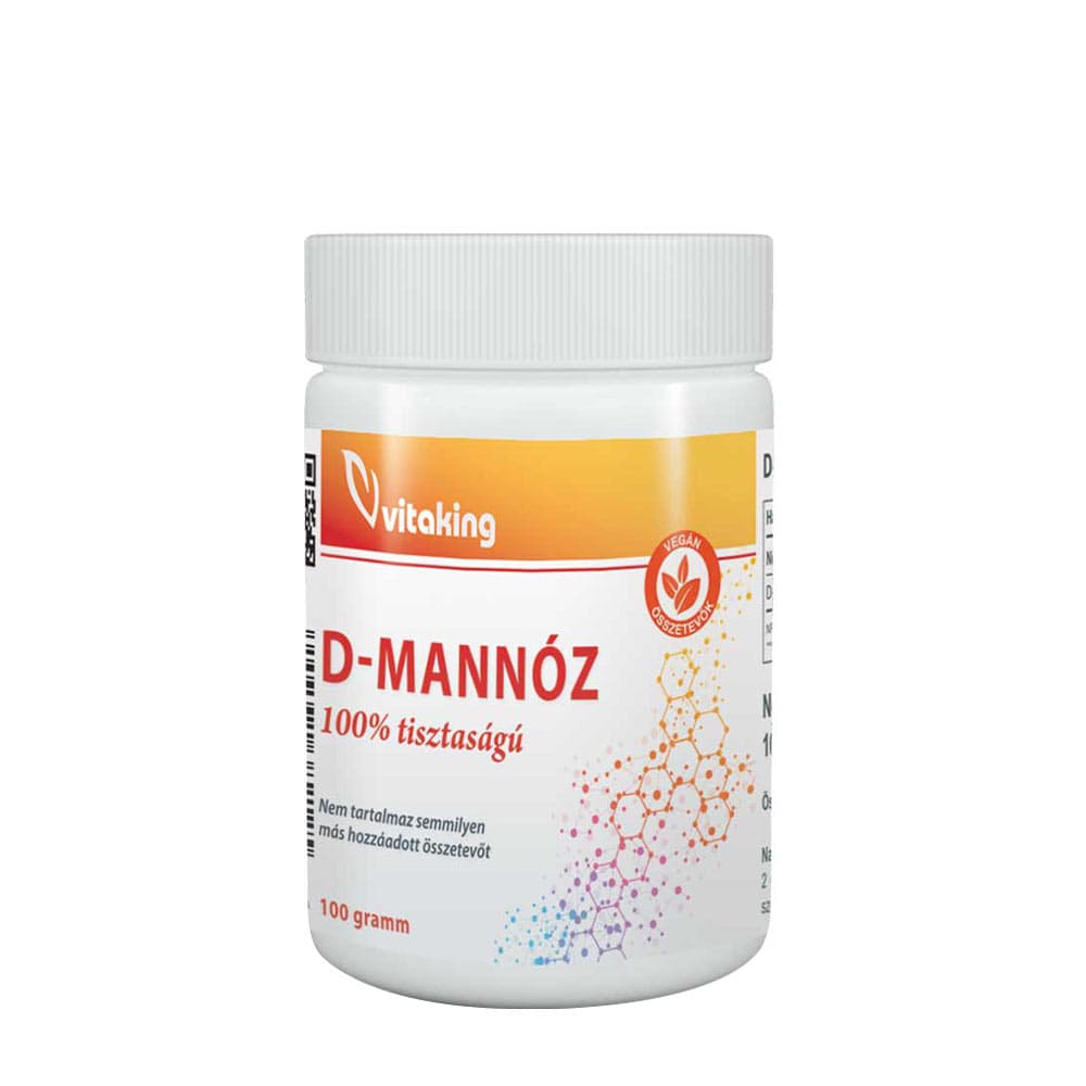 Vitaking D-Mannose Pure Powder 100g – Vitaking förpackning