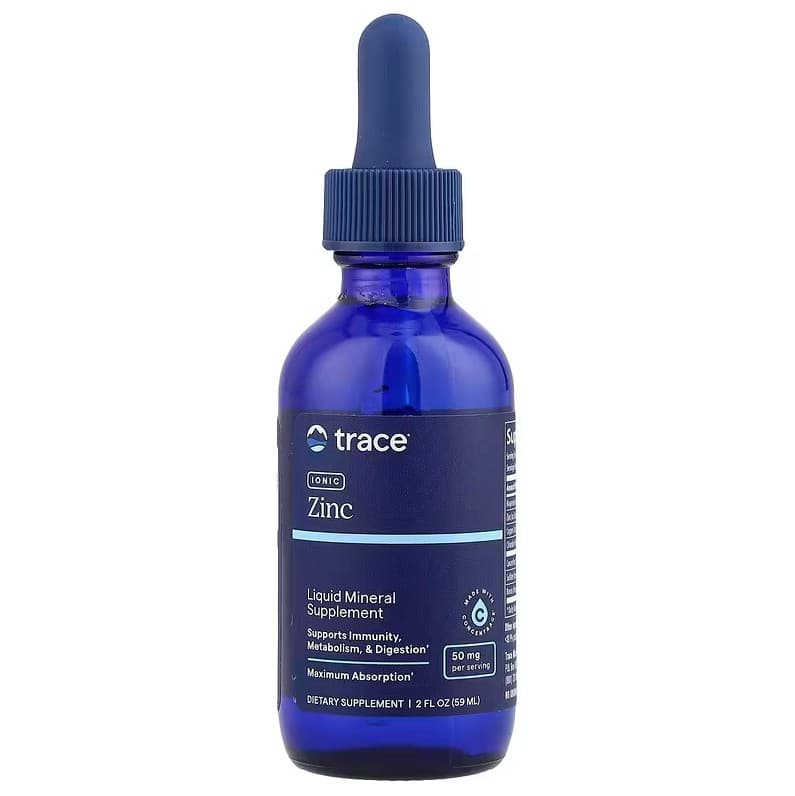 Trace Minerals - Ionic Zinc - 50ml – Trace Minerals förpackning