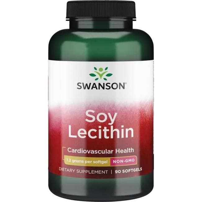 Swanson - Soy Lecithin - 1200mg - 90 Sgels – Swanson förpackning