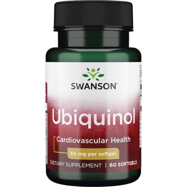 Swanson - Ubiquinol, 50mg - 60 Sgels – Swanson förpackning
