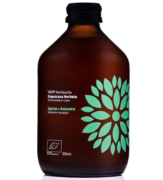 VIGO Kombucha Ogórek + Kolendra BIO 330ml | EKO WITAL – VIGO verpakking