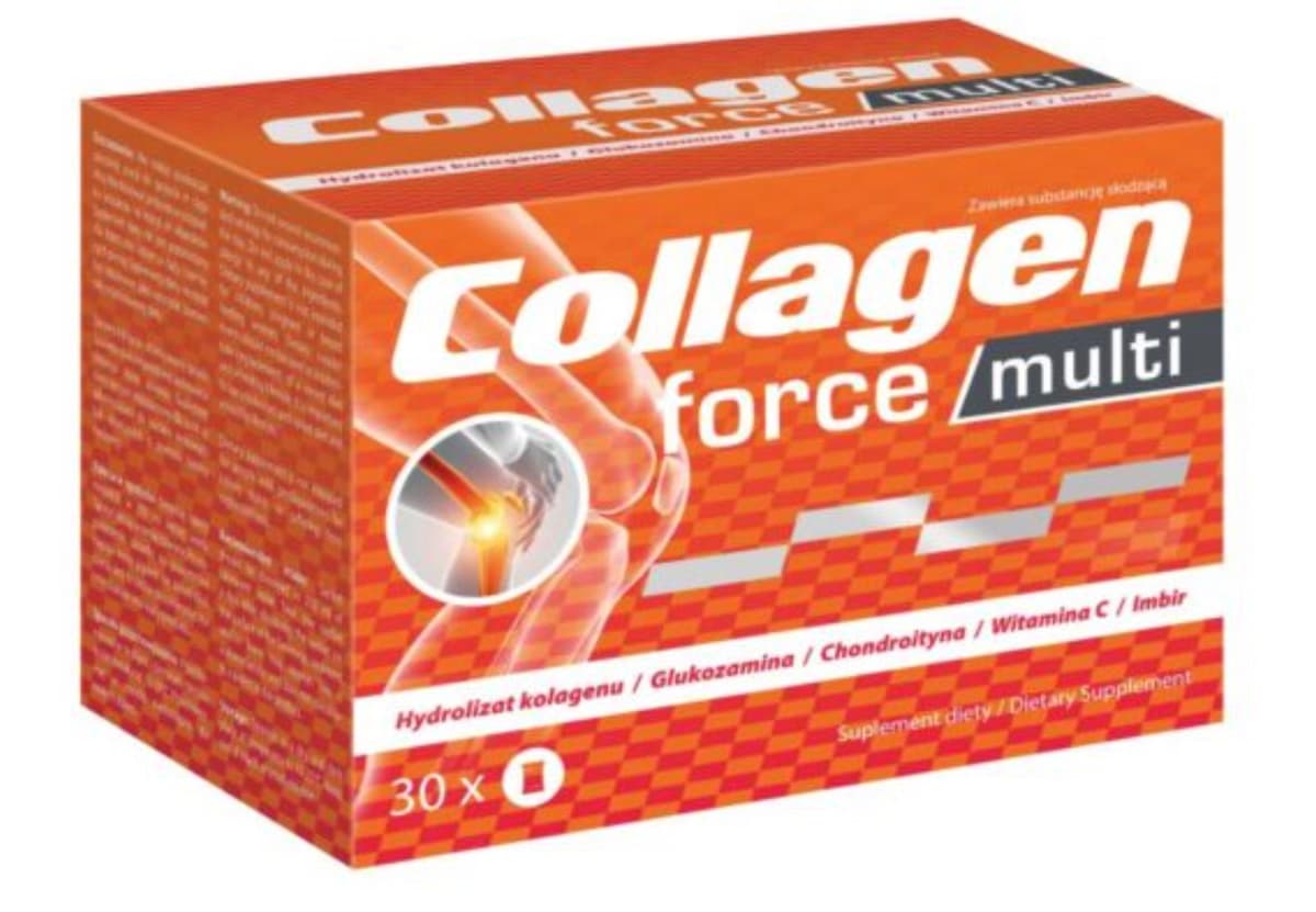 WegaFarm Collagen Force Multi 30 saszetek – WegaFarm förpackning