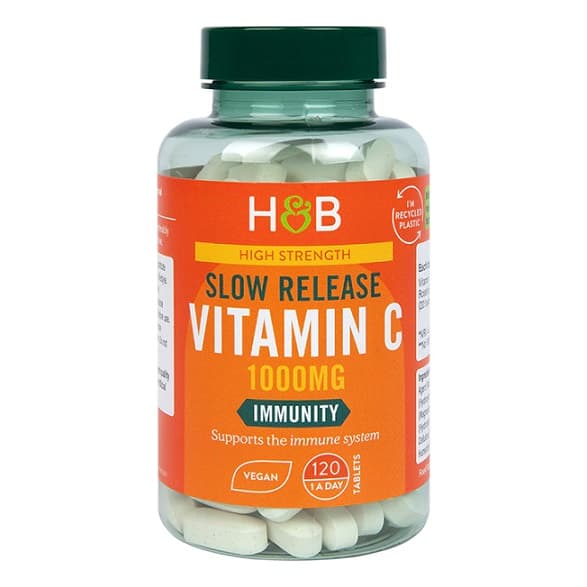 Holland & Barrett - Slow Release Vitamin C 1000 mg, tabletter