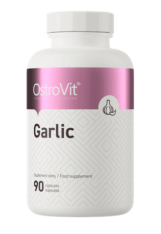 OstroVit Garlic 90 kapslar - luktfri vitlökolja i koncentrerad form – OstroVit förpackning