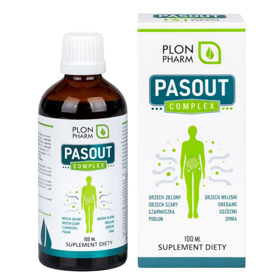 Plon Pharm - Pasout Complex - 100ml – Plon Pharm förpackning
