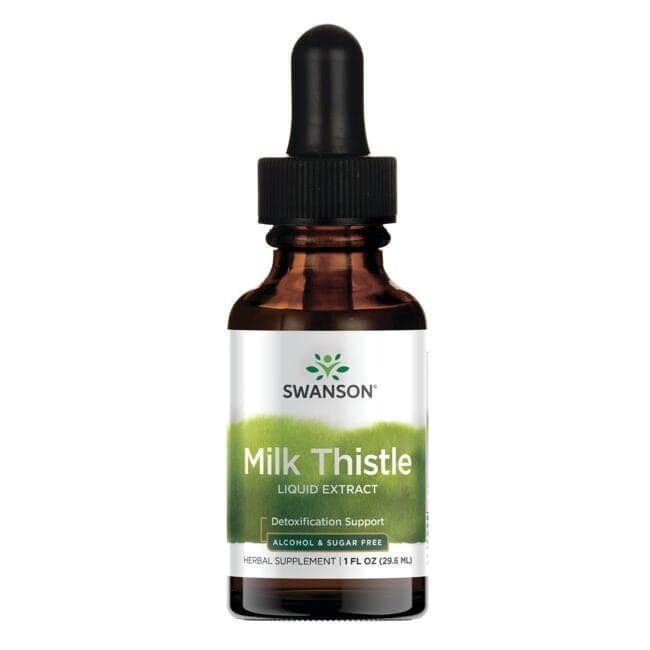 Swanson - Milk Thistle Liquid Extract - 30ml – Swanson förpackning