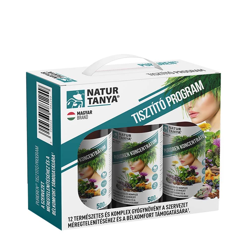 Natur Tanya - Puridren Concentrate 500 ml – Natur Tanya förpackning