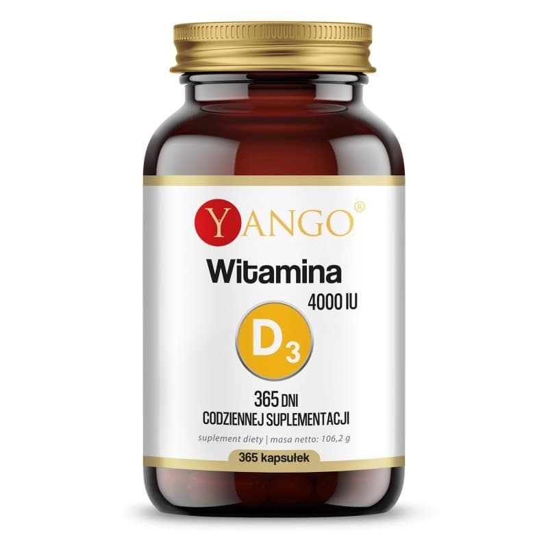 Yango - Vitamin D 4000IU - 365 kapslar