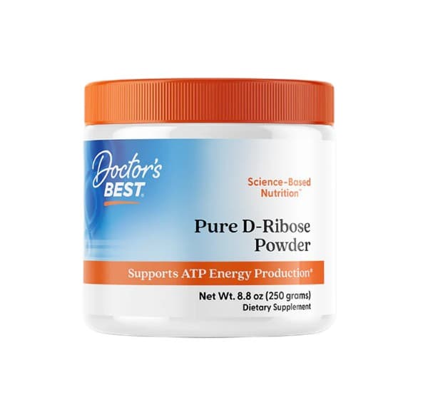 Doctor's Best Pure D-Ribose Powder 250g – Doctor's Best förpackning