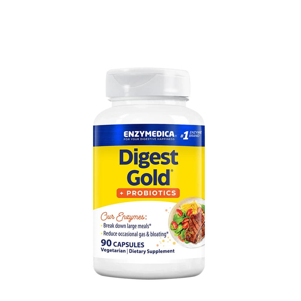 Enzymedica Digest Gold® + Probiotics - 90 kapslar – Enzymedica förpackning