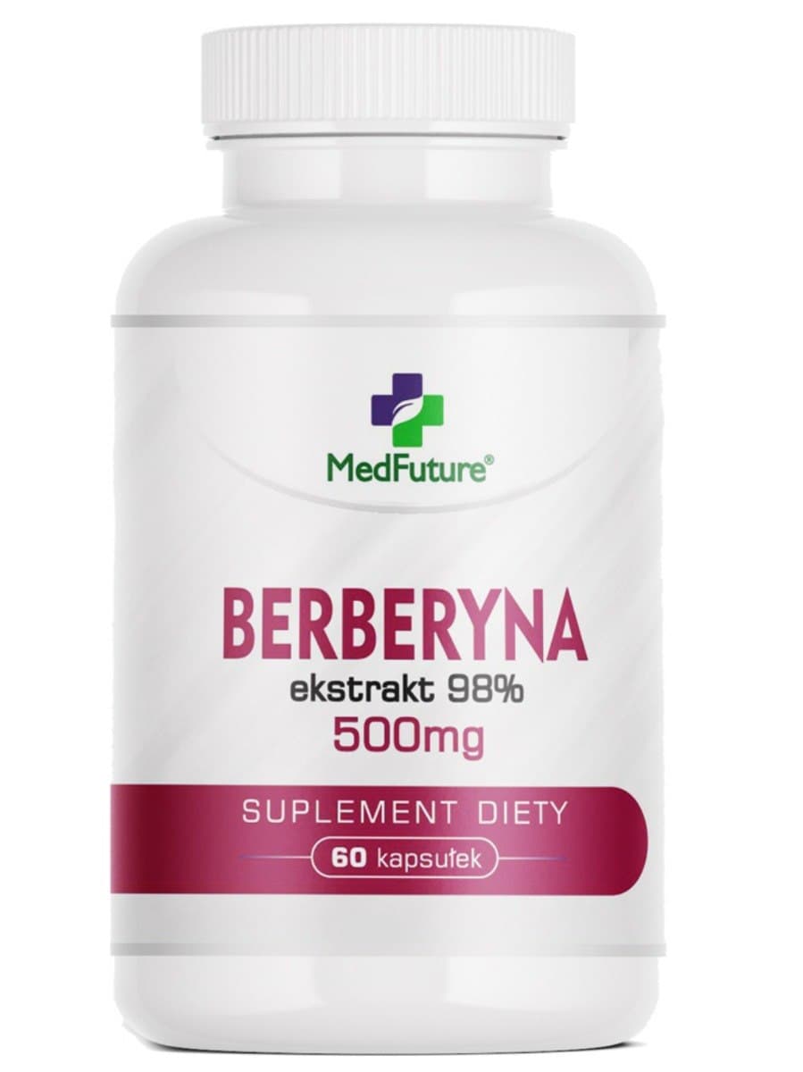 MedFuture Berberyna ekstrakt 500mg 60 kapslar – MedFuture packaging