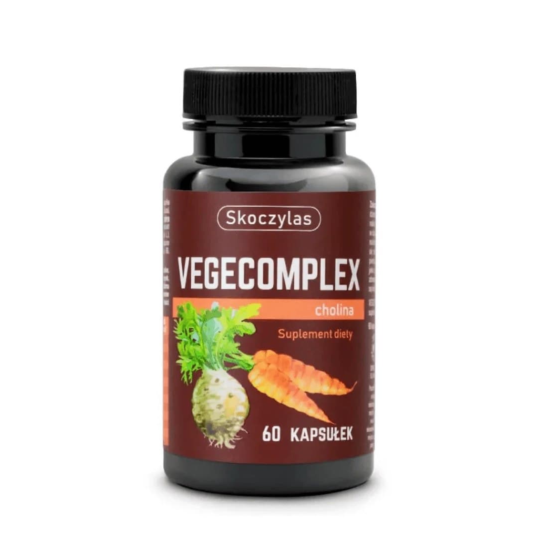 Skoczylas VEGECOMPLEX cholina 60 kapslar – Skoczylas förpackning